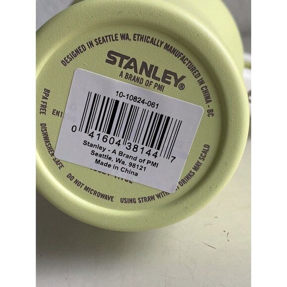Stanley Adventure Quencher H2.0 Travel Tumbler Straw 40oz Citron LIMITED EDITION - Picture 8 of 11